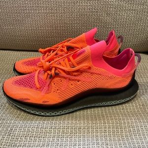 Adidas Originals 4D Fusio Primeknit Solar Orange Red FY5929 Running Shoes